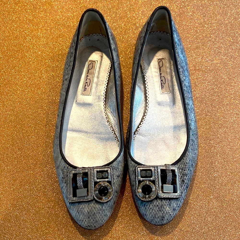 Vintage Oscar de La Renta flats